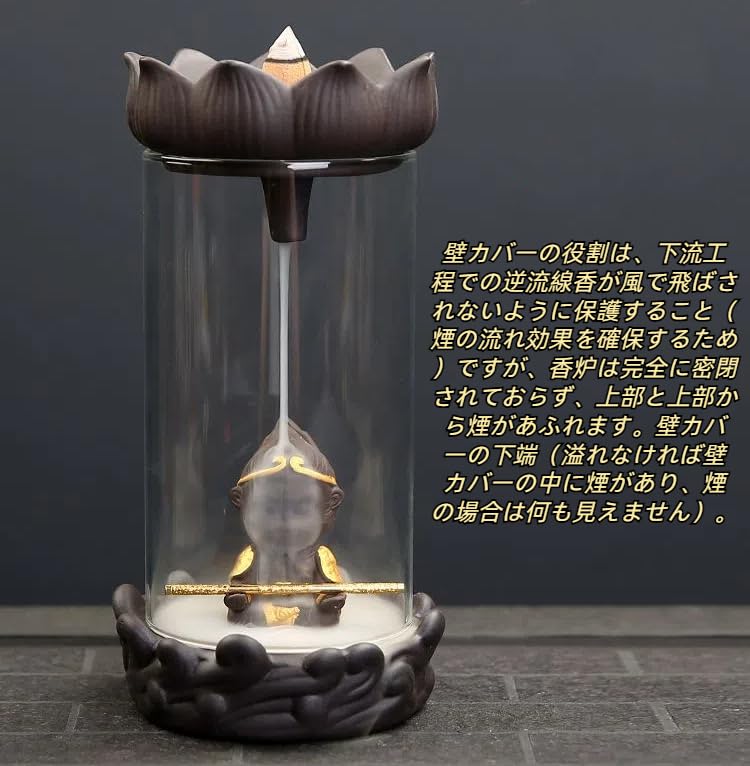 銅器 仏手倒流香 茶台 机 事務室 薫香炉 装飾品 工芸品 置物 yj252-1.jpg